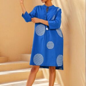 Azure Dot Breeze Dress