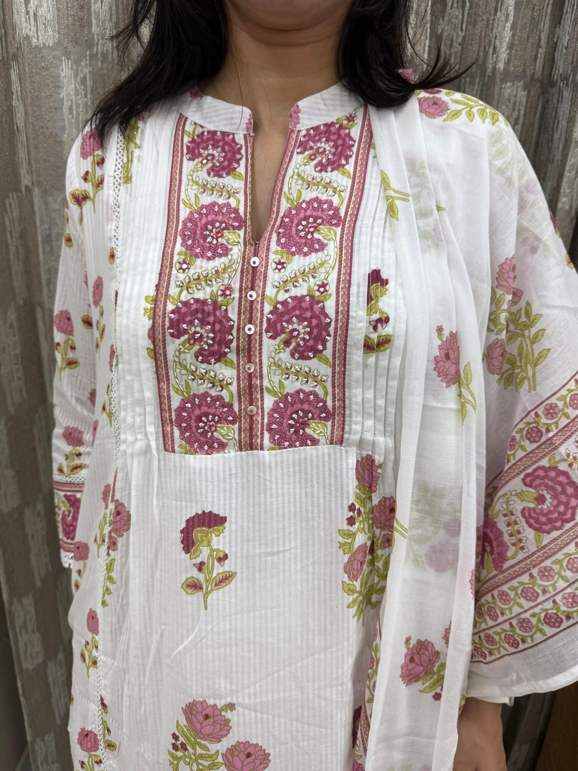 Gulbahar Cotton Suit Set - Image 2
